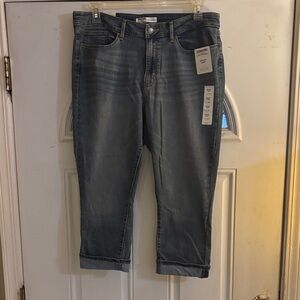 Levi's Blue Ankle Cropped Jeans